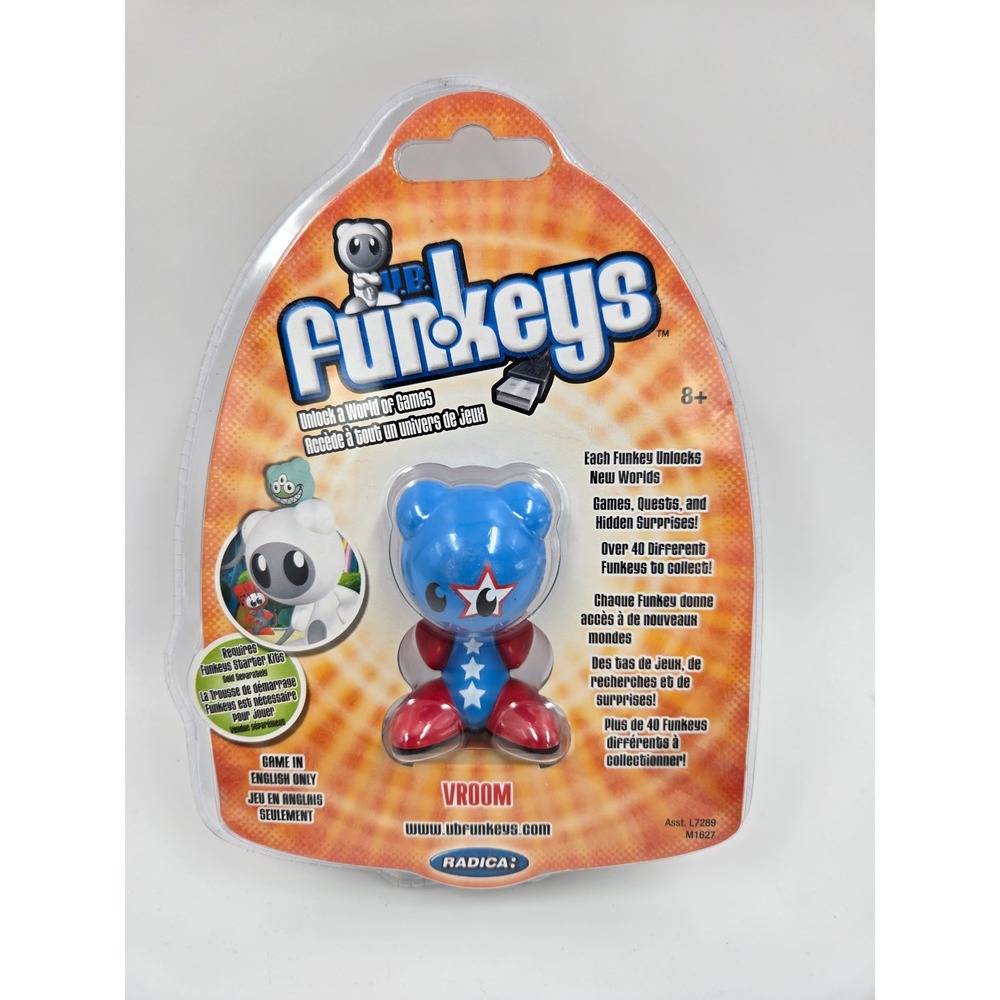 RADICA UB FUNKEYS BLUE WASABI FIGURE RARE - NEW & UNOPENED